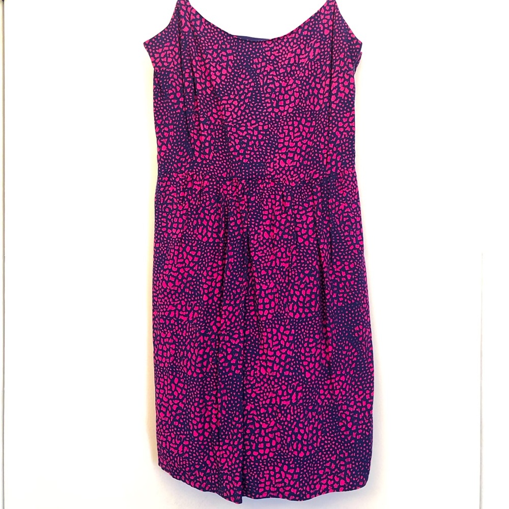Gap Dress, Pink/Navy Print, Size 0